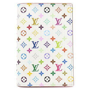 Louis Vuitton LV TM Couverture passport Wallet Multicolor Takashi Murakami